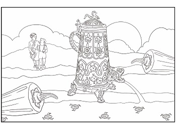 LOVE & HOPE Colouring Sheet